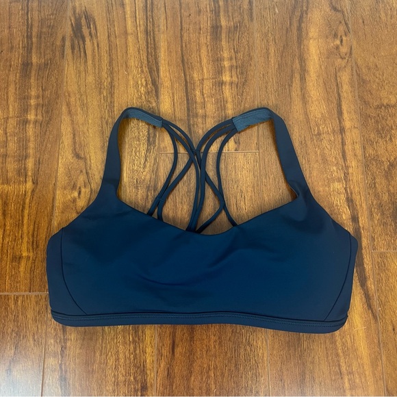 lululemon athletica Other - Lululemon Free To Be Sports Bra Size 8 in Navy Blue